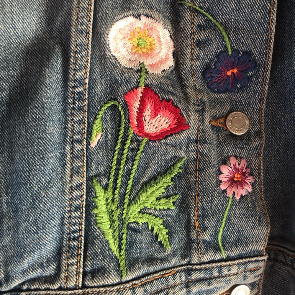 Embroidered Denim Jacket